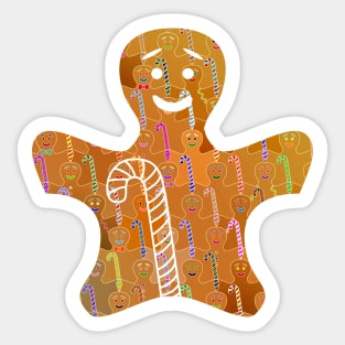 Happy Gingerbread Sticker